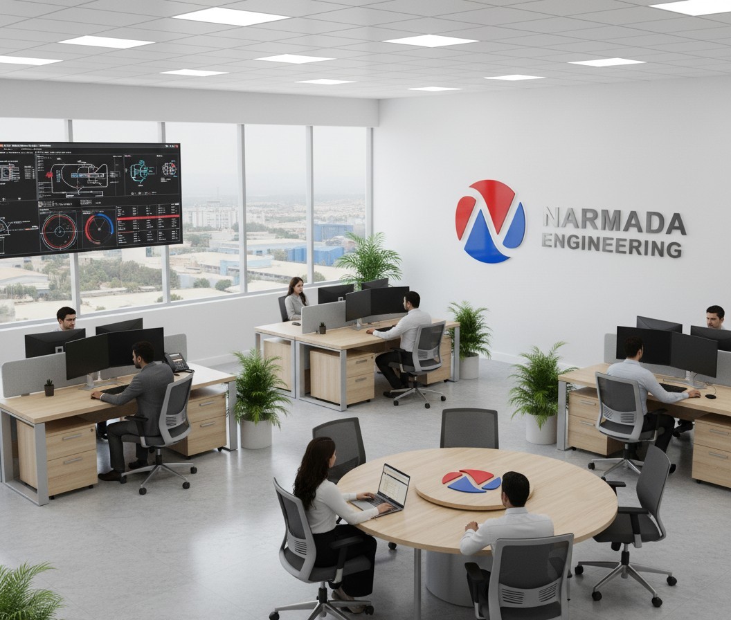 3D CAD model of a heat exchanger