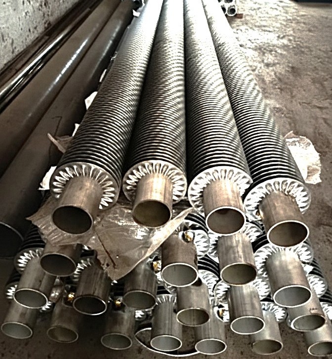 Crimped finned tubes for air coolers